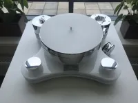 Стол винилового проигрывателя Transrotor ZET 3 Glossy White 9 дюймов