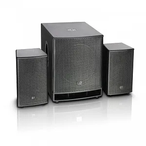 Компактный активный комплект PA-системы 18" + 2х10" LD Systems LDDAVE18G3SETUP1 Компактный активный комплект PA-системы 18" + 2х10" LD Systems LDDAVE18G3SETUP1