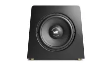 Активный сабвуфер M&K Sound V12+ Anniversary Volkswoofer. Цвет: Матовый черный/шпон дерева