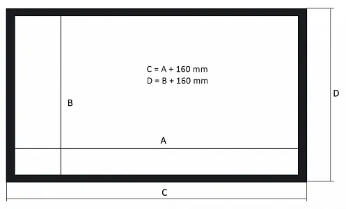 Kauber Frame Velvet Cinema 136" 16:9 169x300 Peak Contrast S