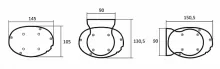 Экран с электроприводом Kauber Blue Label Tensioned BT Cinema  131" 16:9 163x290 см. Microperf 