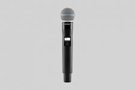 Ручной передатчик серии QLXD с капсюлем микрофона BETA58 Shure QLXD2/B58. Ручной передатчик серии QLXD с капсюлем микрофона BETA58 Shure QLXD2/B58.