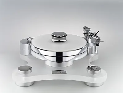 Стол винилового проигрывателя Transrotor ZET 1 Glossy White 12 дюймов Стол винилового проигрывателя Transrotor ZET 1 Glossy White 12 дюймов