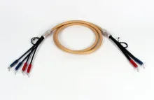 Акустический кабель  Van den Hul Mounted set 3T The Cloud SE. 2,5 метра пара. Разъем BERRI bi-amping  (4-4) Цвет: золотой
