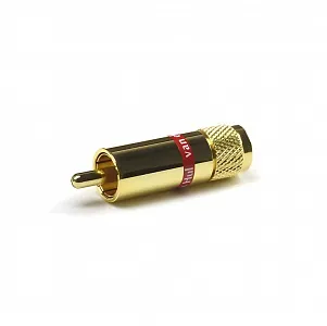 Разъем RCA Van den Hul C-5.5 Цвет: золотой. Красная маркировка