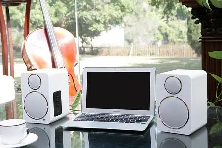 Полочные беспроводные акустические системы Wharfedale DS-2.  Цвет: Белый [White]