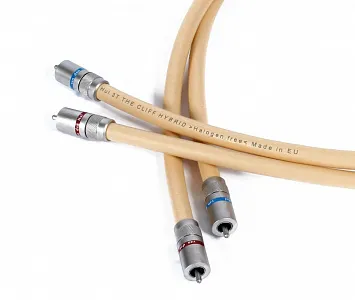Кабель межблочный аналоговый RCA Van den Hul 3T The Cliff Hybrid. Длина 1,2 метра