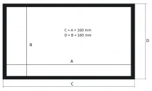 Kauber Frame Velvet Cinema, 117” 16:9 146x260 Microperf MW