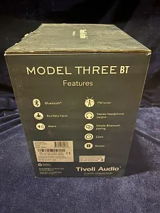 Радиоприемник с часами Tivoli Model Three BT
