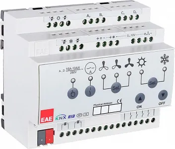 Контроллер фанкойла KNX EAE FCA112 Контроллер фанкойла KNX EAE FCA112